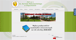 Desktop Screenshot of jedynka-staporkow.pl